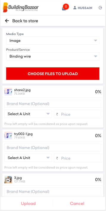 Building Bazaar App