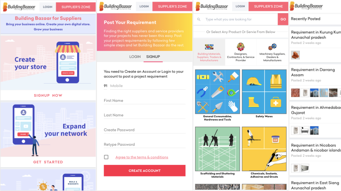 Building Bazaar App