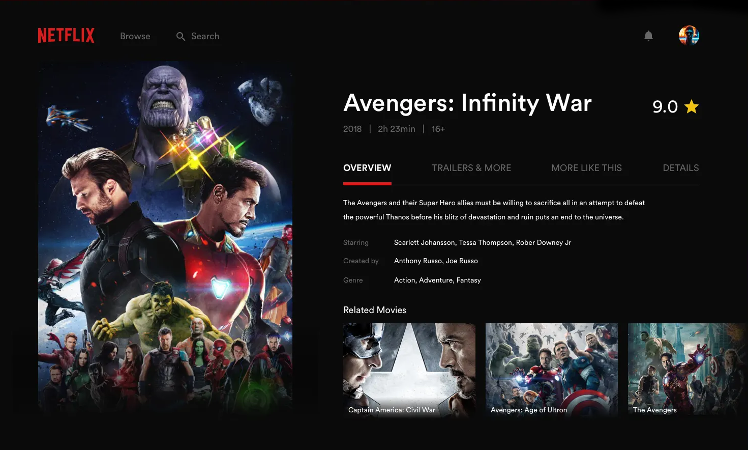 Netflix Redesign